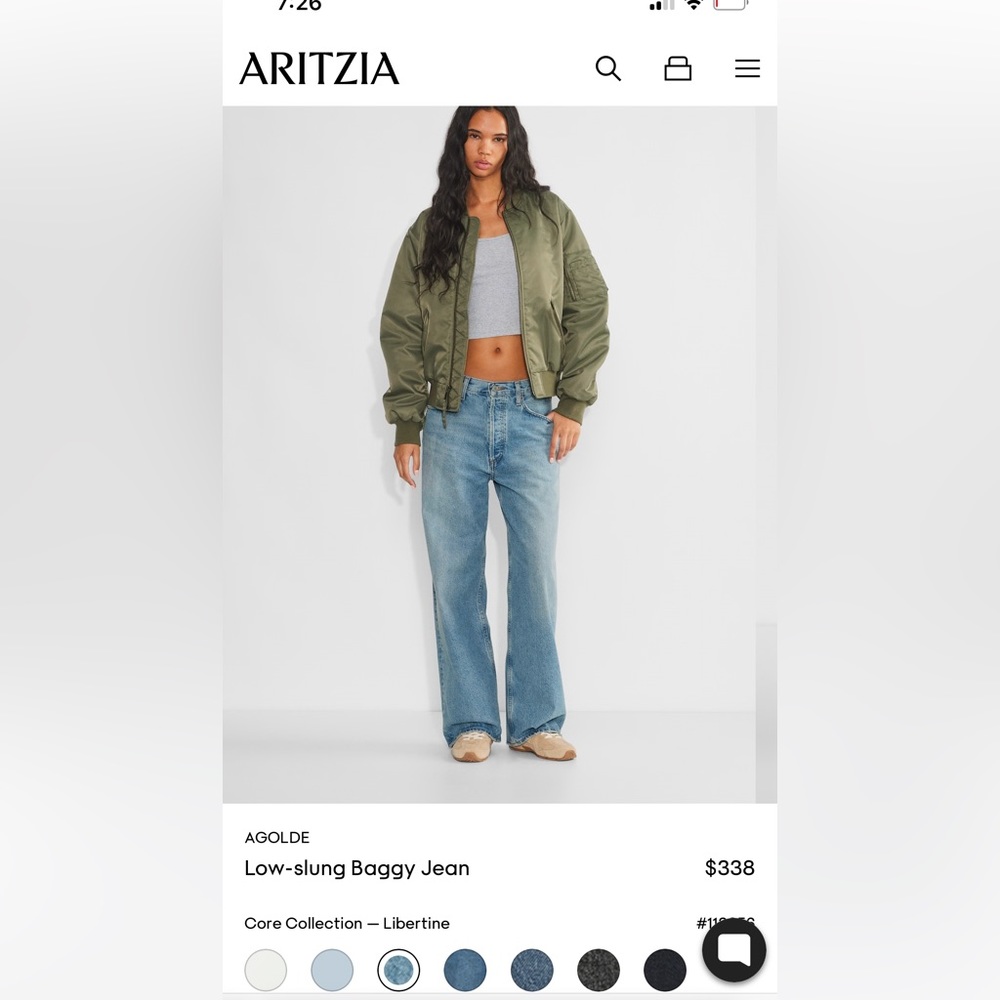 AGOLDE Low-slung Baggy Jeans